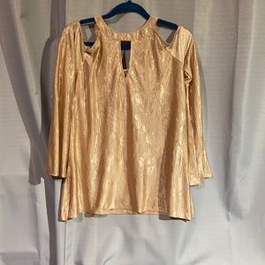 BKE Rose Gold Keyhole top